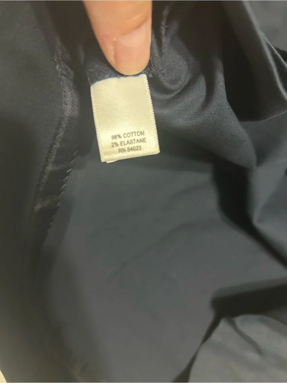 Banana Republic Navy Stretchy Pencil Skirt - Sleek Office Staple - Picture 6 of 6